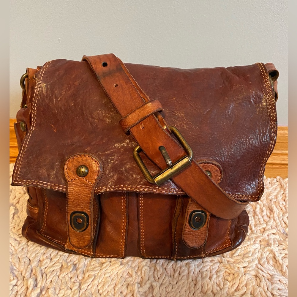 🇮🇹Campomaggi messenger Satchel🇮🇹